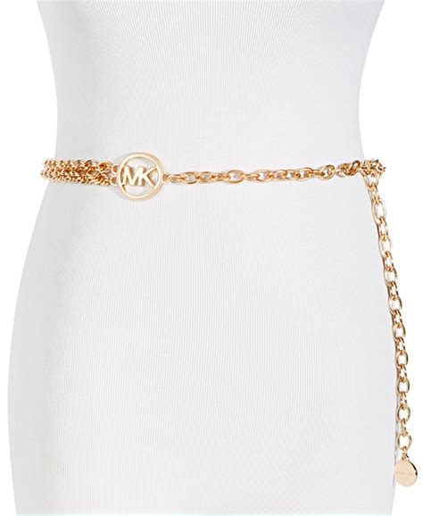 michael kors chain belt silver|Women's Designer Belts .